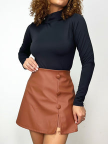 Body Feminino Manga Longa com Gola Lavinia