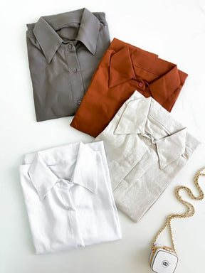 Camisa Manga Longa em Viscolinho