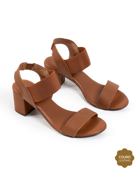 Sandália Feminina Floater Whisky Salto Bloco
