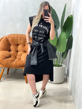 Vestido Camisão Midi Colcci Regata em Algodão com Elastano