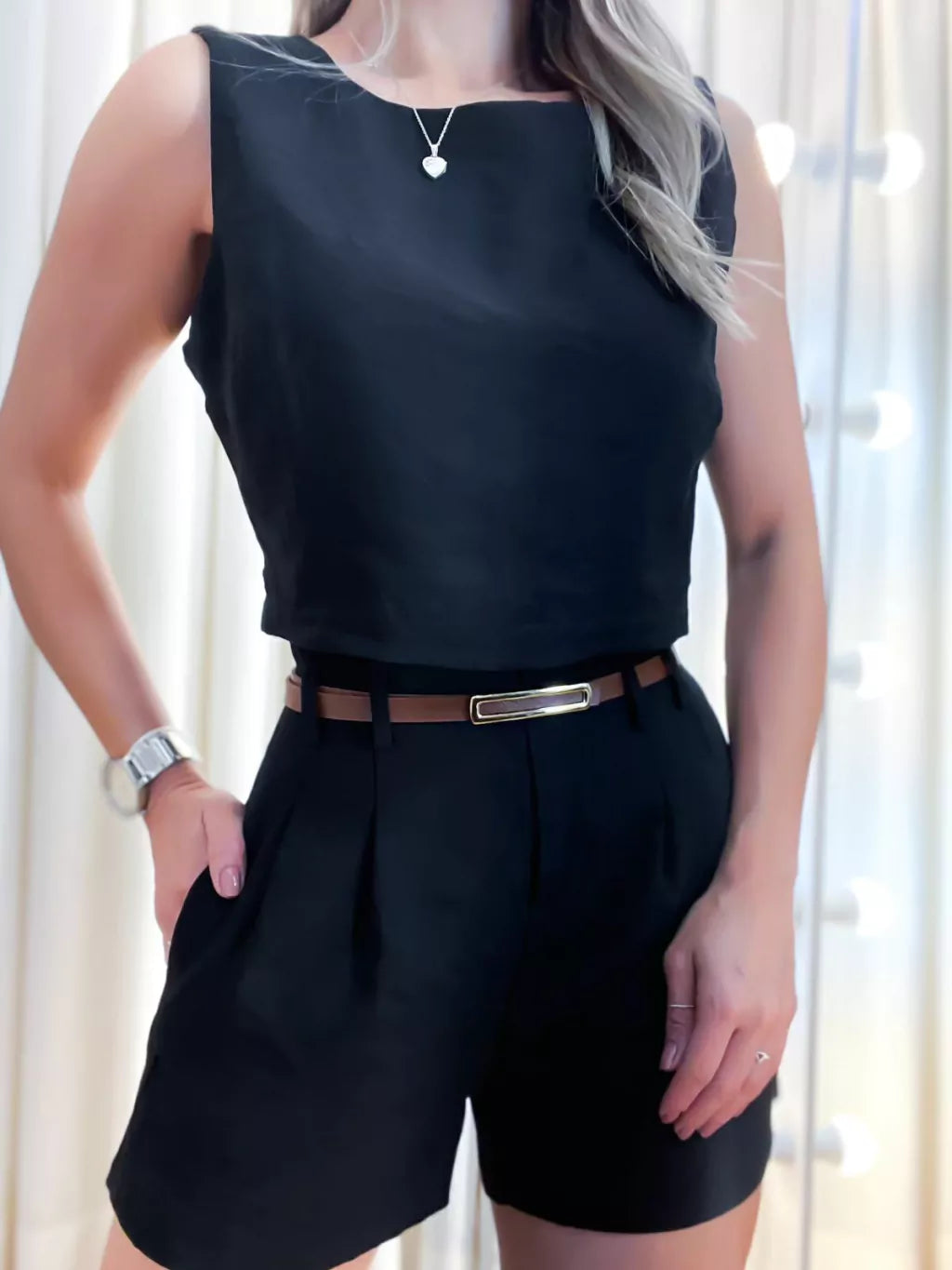 Short Feminino em Alfaiataria Marant Amalia